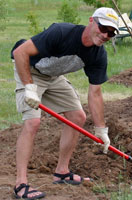 Gomer with a shovel...